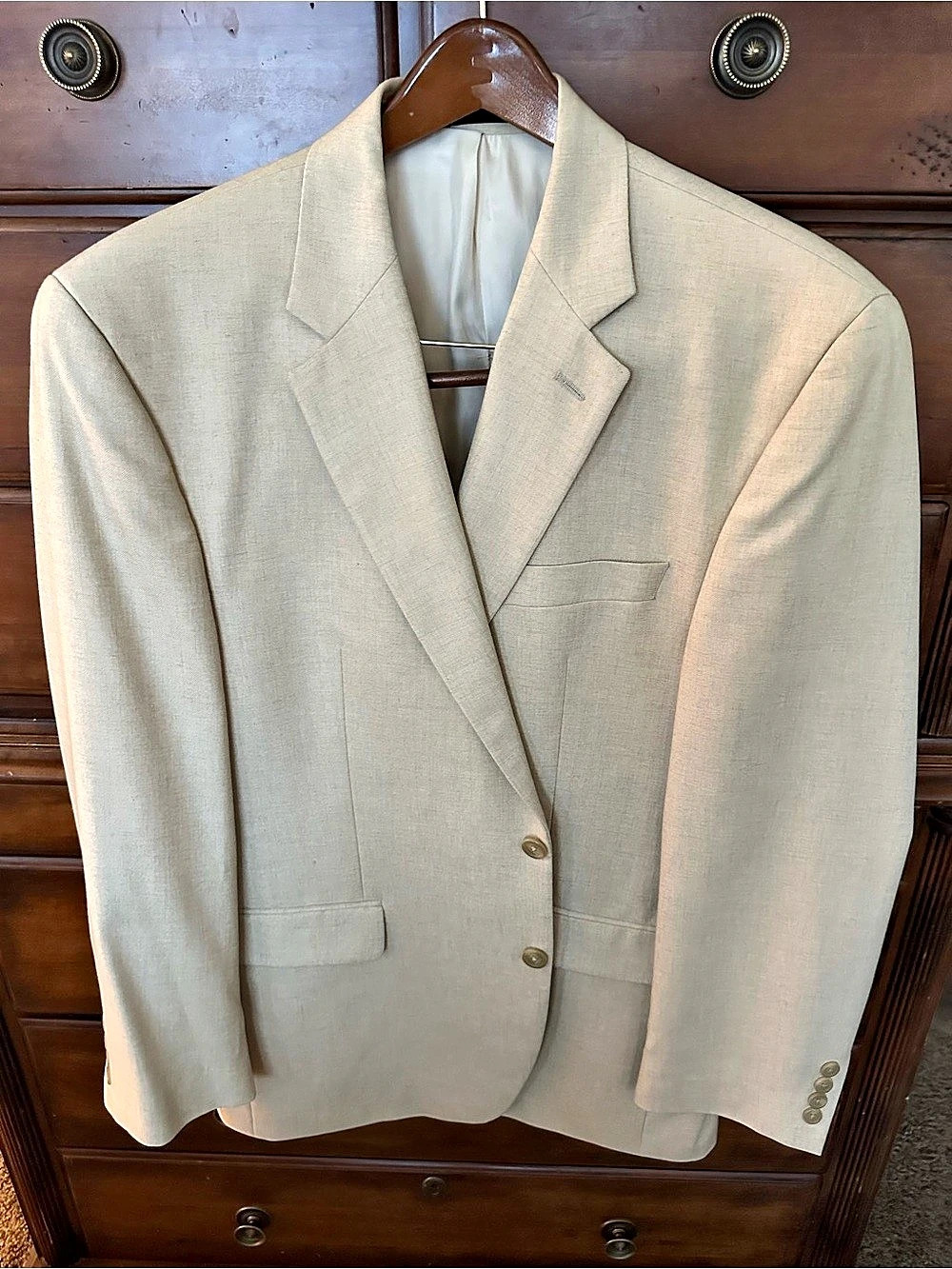 Chaps Men's Blazer in Beige Like New